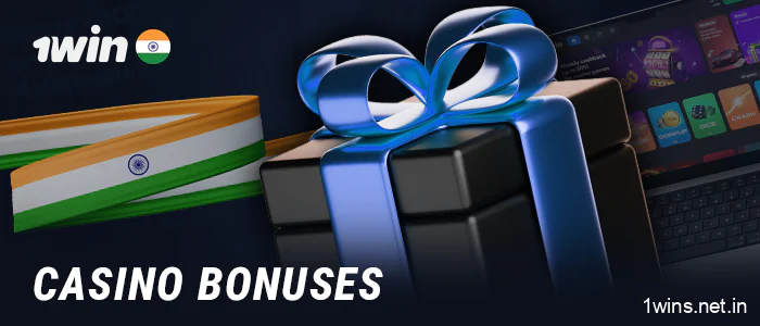 Bonuses at 1Win for Indian users - for casino and sports betting