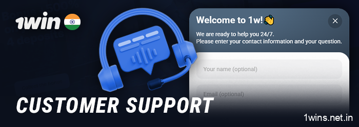 Contact 1Win India customer support