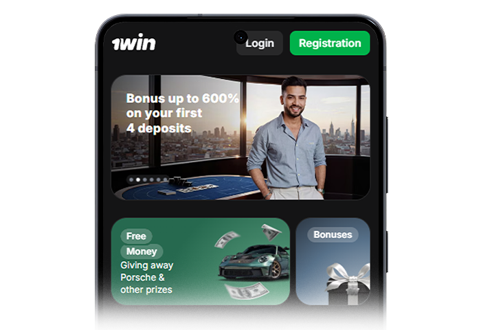 Play casino games and place sports bets with the 1Win mobile app